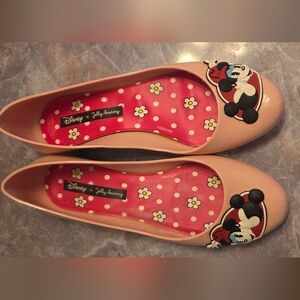 Light Pink Jelly Flats with Disney Design